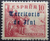 [Spanish Postage Stamps Overprinted "Territorio de Ifni" in Gothic Script, tip I3]