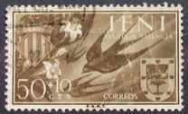 [Charity Stamps for Valencia - Barn Swallow & Coat of Arms, type AV2]