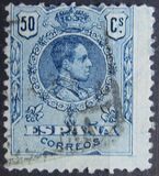 [King Alfonso XIII - Blue Control Numbers on Backside, 類型 BG8]