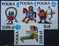 [International Philatelic Exhibition Polska '93 in Poznan'. Illustrations from Edward Lutczyn, veids DIJ]