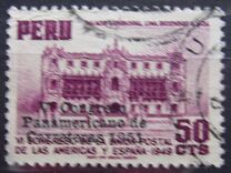 [The 5th Pan-American Highways Congress - Unissued "VI CONGRESO DE LA UNION POSTAL" Stamps, Overprinted "V Congreso Panamericano de Carreteras 1951", type KD]