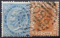 [king Victor Emmanuel II - New Colours, type F1]