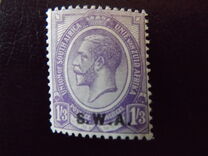[South Africa Postage Stamps Overprinted "S.W.A.", type K]