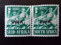 [South Africa Postage Stamps Overprinted "SWA", տեսակ BA]