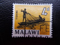 [Local Motives - Previous Issues of 1964 of Nyasaland but Overprinted "MALAWI", type E]