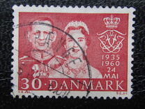 [The 25th Anniversary of the Marriage of King Frederik IX and Queen Ingrid, 类型 EA]