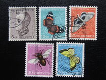 [Pro Juventute - The 100th Anniversary of the Death of Teophill Sprecher - Insects, τύπος UW]