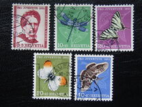 [Pro Juventute - The 50th Anniversary of the Death of Johanna Spyri - Insects, type VH]