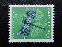 [Pro Juventute - The 50th Anniversary of the Death of Johanna Spyri - Insects, type VI]