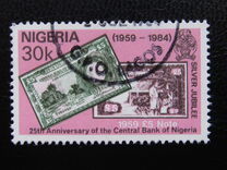 [The 25th Anniversary of Nigerian Central Bank, type NL]
