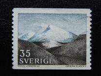 [Mountain Scenery and Uppsala Cathedral, type GS]