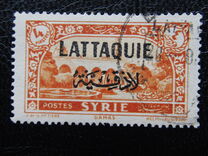 [Syria Postage Stamps Overprinted in French and Arabic in Black or Red, type A13]