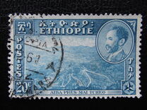 [Views with Medallion Portrait of Haile Selassie Inset, type IG]