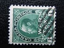 [King George V in Admiral Uniform Overprinted "War Tax", Tip AL]