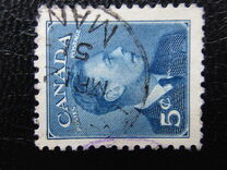 [King George VI - Inscription: "POSTES POSTAGE", Tipi EN]