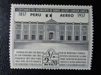 [Airmail - The 100th Anniversary of the Birth of Father Martin de Porras Velasquez, 1569-1639, tegund MH]