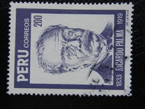 [The 150th Anniversary of the Birth of Ricardo Palma, Writer, 1833-1919, typ ADI]