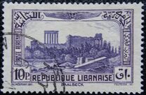 [Airmail - Beit ed-Dine Palace and Acropolis of Baalbek, Typ CZ]