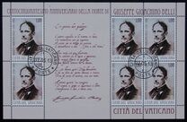 [The 150th Anniversary of the Death of Guiseppe Gioachino Belli, 1791-1863, tip BED]