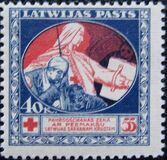 [Red Cross Charity - Brown and Green Design on Back, A type with Blue Design on Back, tyyppi H3]