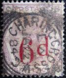 [Reina Victoria. Sobrecargados en rojo., tipo AK1]