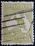 [Definitive Issues - Kangaroo and Map - Different Watermark, Typ A24]