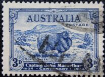 [The 100th Anniversary of the Death of Captain John Macarthur, tegund R2]