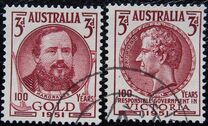 [The 100th Anniversary of the Discovery of Gold in Victoria & The 100th Anniversary of the Self Governance in Victoria, type DE]