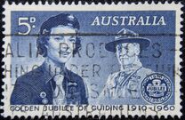 [Golden Jubilee of Guiding, 1910-1960, type FW]