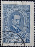 [President Masaryk(1850-1937) - Coloured Paper, tegund AM]