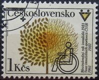 [International Year of Disabled Persons, type BZO]