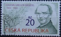 [The 90th Anniversary of the birth of Gregor Johann Mendel, 1822-1884, type AAE]