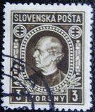 [Andrej Hlinka - Inscription "SLOVENSKÁ POŠTA", type E7]