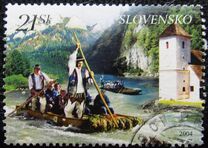 [Raftmen on the Dunajec River, type OU]