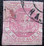 [Overprinted "Contrasena" Top & "Estampillas de Correos" Botton, type F2]