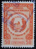 [The 1st Postal Convention, Caracas, tip APF3]