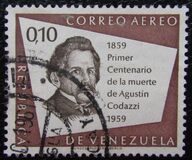 [Airmail - The 100th Anniversary of the Death of Agustin Codazzi, Geographer, 1793-1859, type AXX5]