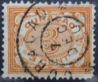 [Numeral Stamps, type K3]