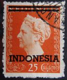[Queen Wilhelmina - Netherlands Indies Postage Stamps Overprinted "INDONESIA" - 2 Bars, tip B3]