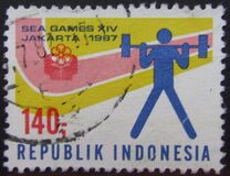 [The 14th Southeast Asia Games, Jakarta, type AUQ]