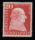 [II Aniversario del nacimiento del Barón Karl von Stein, 1.757 - 1.831, tipo DM]