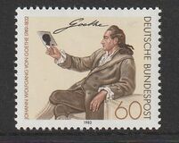 [The 150th Anniversary of the Death of Johann Wolfgang von Goethe, tip AHM]