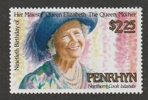 [The 90th Anniversary of the Birth of Queen Elizabeth the Queen Mother, 1900-2002, type NO]