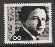 [The 100th Anniversary of the Birth of Athur Honegger, Composer, тип AZQ]