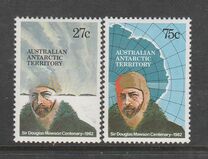 [The 100th Anniversary of the Birth of Sir Douglas Mawson - Antarctic Explorer, 1882-1958, type BA]