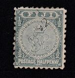 [Crown over Monogram & Canoe in Palm Tree Frame, type N]