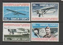 [The 50th Anniversary of First Translantic Flight by Charles Lindbergh, type JM]