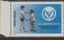 [International Year for Disabled Persons, тип ZL]