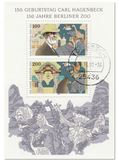 [The 150th Anniversary of the Birth of Carl Hagenbeck, Dealer in Animals, τύπος BEY]