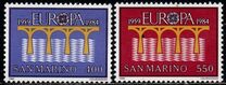 [EUROPA Stamps - Bridges - The 25th Anniversary of European Conference of Postal and Telecommunications Administrations, type AJK]